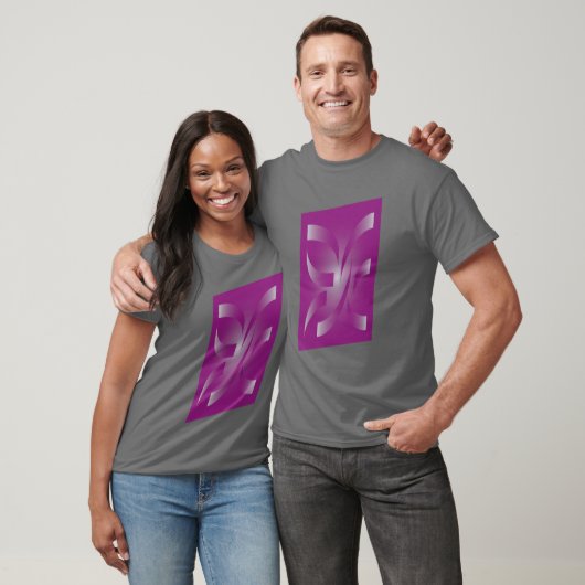 マゼンタリボン Tシャツ (ユニセックス)