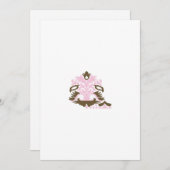 マゼンタレッドと黄色オレンジの装飾 シーズンカード (正面/裏面)