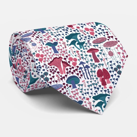 マゼンタレトロキノコ ネクタイ (ロール)