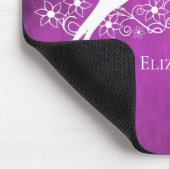 マゼンタロベバードフローラつる植物マウスパッド マウスパッド (コーナー)