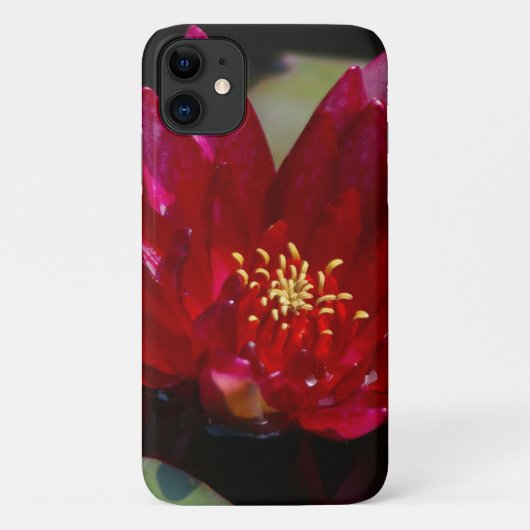 マゼンタロータス《植物》スイレンケースメイトiPhoneケース Case-Mate iPhoneケース (裏面)