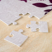 マゼンタ感謝祭トルコフローラジグソーパズル ジグソーパズル (側面)