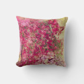 マゼンタ抽象芸術フローラクッション クッション (正面)