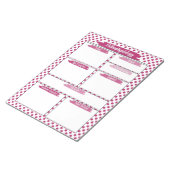 マゼンタ看護病態生理学テンプレート ノートパッド (アングル)