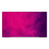 マゼンタ紫の名刺マグネット – カスタマイズ可能 マグネット名刺 (正面)