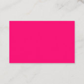 マゼンタ紫の名刺 – カスタマイズ可能 名刺 (裏面)