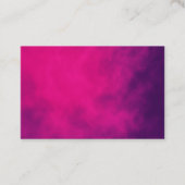 マゼンタ紫の名刺 – カスタマイズ可能 名刺 (正面)