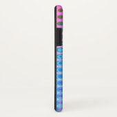 マゼンタ紫ピンク青パターン Case-Mate iPhoneケース (裏面/右)