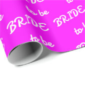 マゼンタ色になる花嫁 ラッピングペーパー (ロールコーナー)