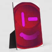 マゼンタ色のソース フォトプラーク (側面)