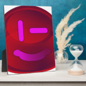 マゼンタ色のソース フォトプラーク (側面)