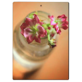 マゼンタ色の花 クリップボード (裏面)