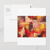 マゼンタ色 ポストカード (正面/裏面)