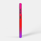 マゼンタ赤紫グラデーショグラデーションン SAMSUNG GALAXYケース (右側面)
