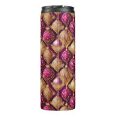 マゼンタ金ゴールドクリスマスパターン#12 ID1009 タンブラー (裏面)