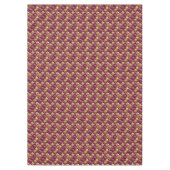 マゼンタ金ゴールドクリスマスパターン#12 ID1009 テーブルクロス (正面)