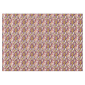 マゼンタ金ゴールドクリスマスパターン#25 ID1009 テーブルクロス (正面(横))