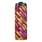 マゼンタ金ゴールドクリスマスパターン#28 ID1009 タンブラー (正面)