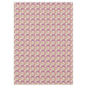 マゼンタ金ゴールドクリスマスパターン#6 ID1009 テーブルクロス (正面)