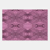 マゼンタ金ゴールドクリスマスパターン#7#25#32 ID1009 ラッピングペーパーシート (正面2)