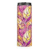 マゼンタ金ゴールドメリークリスマスパターン#21 ID1009 タンブラー (裏面)