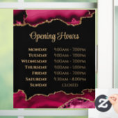 マゼンタ金ゴールド攪拌開口時間ウィンドウの固定 ウィンドウサイン (ホーム)