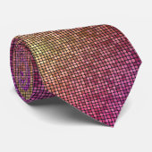 マゼンタ金ゴールド茶色の絆 |ファッシ結婚ャルの絆 ネクタイ (ロール)