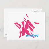 マゼンタ4 ポストカード (正面/裏面)