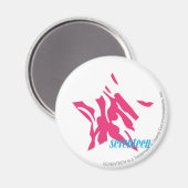 マゼンタ4 マグネット (正面/裏面)