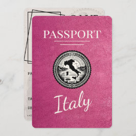 マゼンタ・イタリア・パスポート セーブザデート