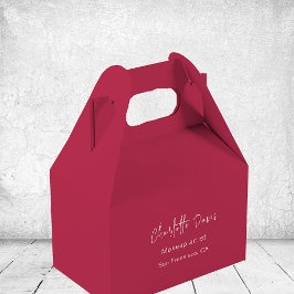 マゼンタ バーガンディ ビジネス QRコード Instagram フェイバーボックス