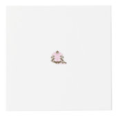 マゼンタ – 赤、黄色がかったオレンジ色の装飾 フォトキューブ (右)