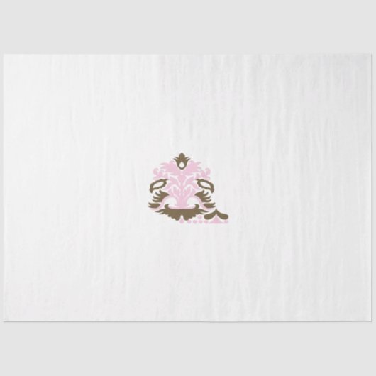 マゼンタ – 赤、黄色がかったオレンジ色の装飾 薄葉紙 (正面)