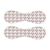 マゼンタ – 赤、黄色がかったオレンジ色の装飾 野球ボール (パネル)