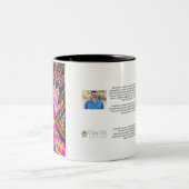 マゼンダとイエローハンズコーヒーマグ ツートーンマグカップ (中央)