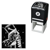 マゼンダのナツクラッカー玩具兵士 セルフインキングスタンプ (インサイチュ)