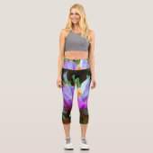 マゼンダ素晴らしーグリーンサボサボダリア カプリレギンス (正面)