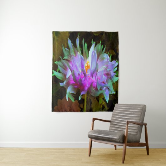 マゼンダ素晴らしーグリーンサボサボダリア タペストリー (インサイチュ)