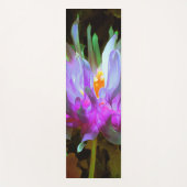 マゼンダ素晴らしーグリーンサボサボダリア ヨガマット (正面)