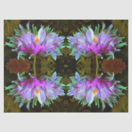 マゼンダ素晴らしーグリーンサボサボダリア 薄葉紙