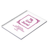 マゼンダ華美ーのコー縁どナーの悲嘆 ノートブック (左側)