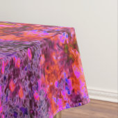 マゼントリップ(幻覚体験)のようなタとオレンジの印象派庭園 テーブルクロス (インサイチュ)