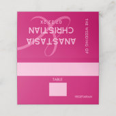 マゼンモダンタはっきりしたン プレイスカード (外部開封)