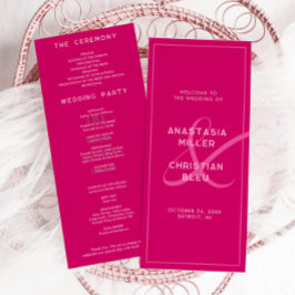 マゼンモダンタはっきりした・プログラム・カード