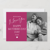 マゼンモダンタ写真母の日 シーズンカード (正面)