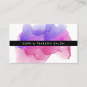 マゼンモダンタ色の色枠 |アポイントメントカード 予約カード (正面)