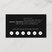 マゼンモダンタ色の色枠 |ロイヤリティカード ロイヤリティカード (裏面)