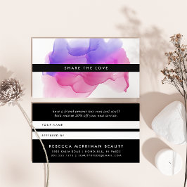 マゼンモダンタ色の色枠 |紹介カード 紹介カード