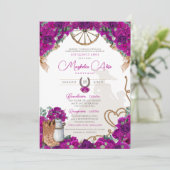 マゼン素朴タホットピンクウエスタンチャロキンセニェラ 招待状 (スタンド正面)