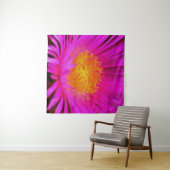 マゼン芸術的タピンクアスター花フローラアート タペストリー (インサイチュ(横))